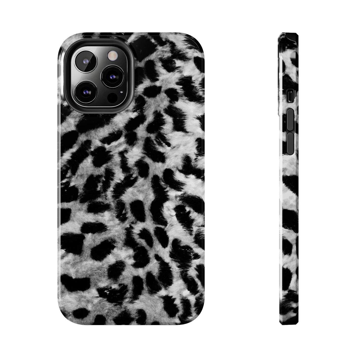 Leopard Fur Print Iphone Tough Phone Case