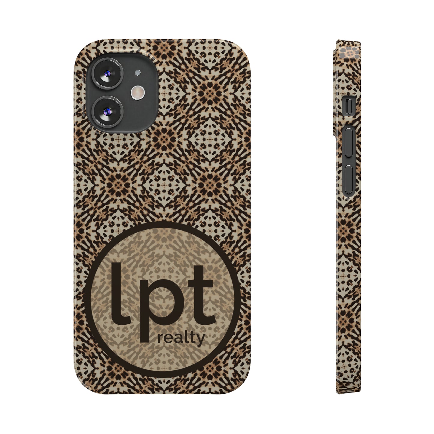 LPT Realty Logo -  Abstract Leopard Print Iphone 15-12 Slim Phone Case