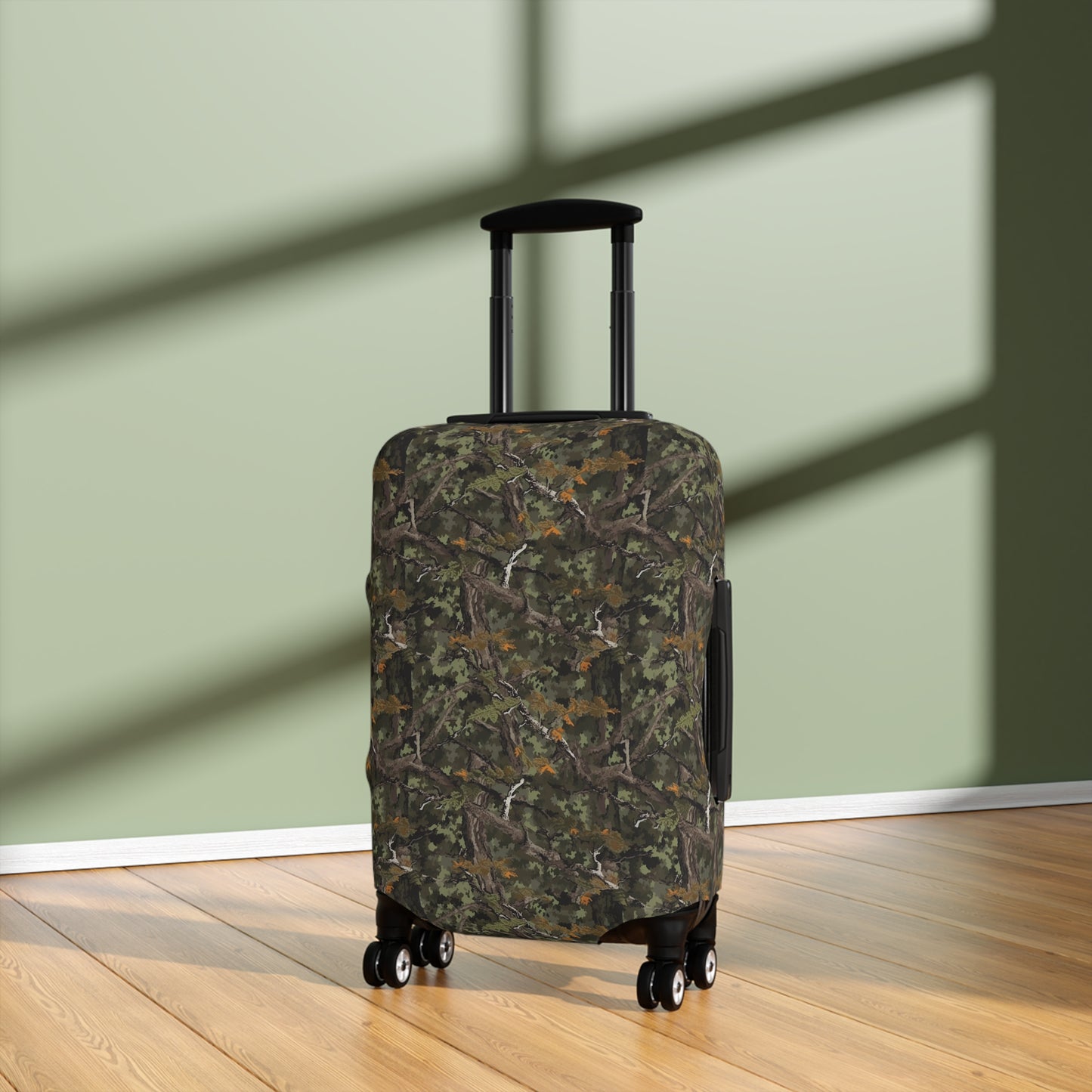 Stealthy Hunter: Hunting Camouflage  - Luggage Protector and Cover 3 Sizes