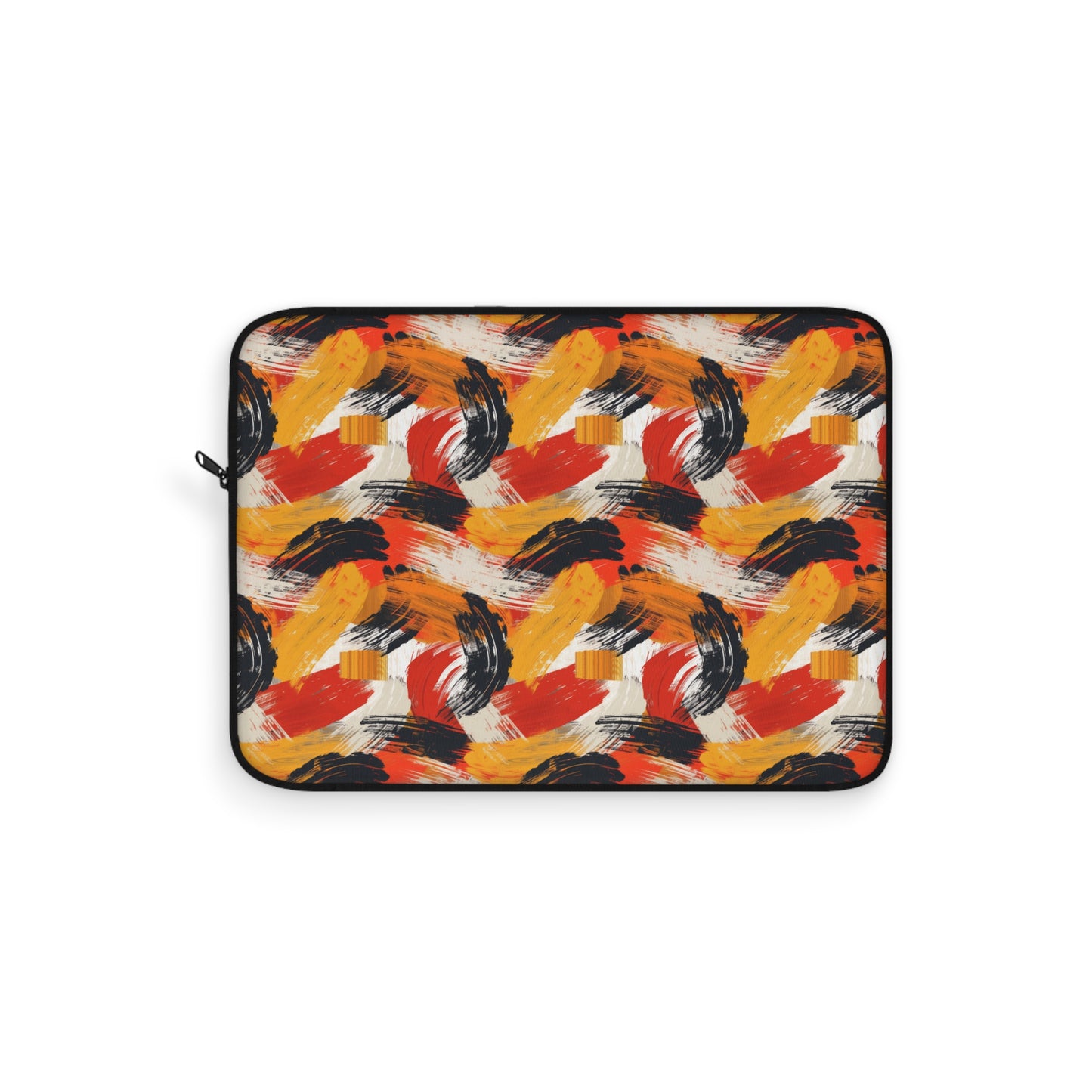 Bold Autumn Brushstroke Abstract Pattern Laptop or Ipad Protective Sleeve 3 Sizes Available