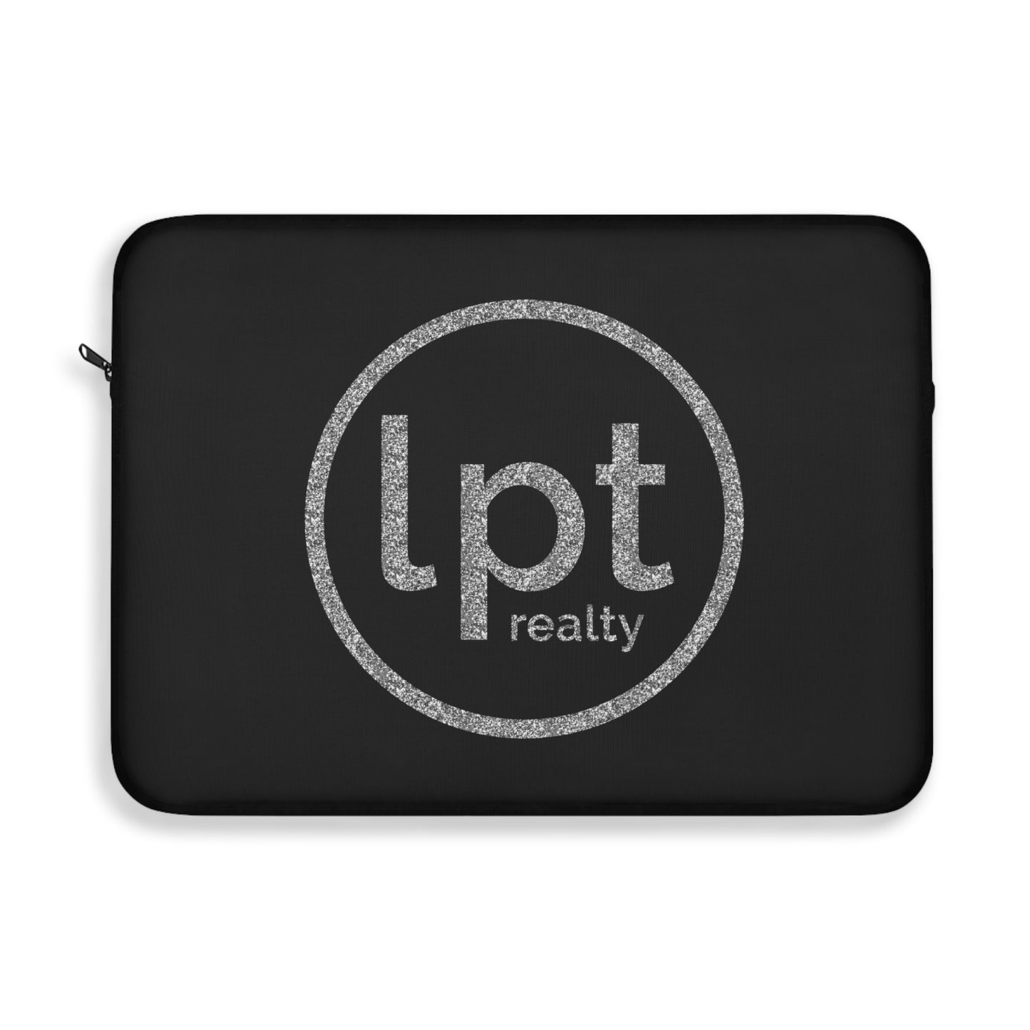 LPT Realty Logo in Silver Sparkle Laptop or Ipad Protective Sleeve 3 Sizes