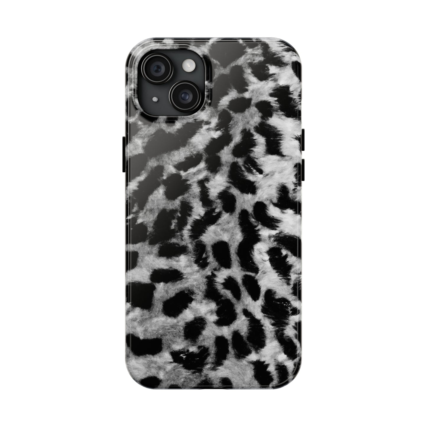 Leopard Fur Print Iphone Tough Phone Case