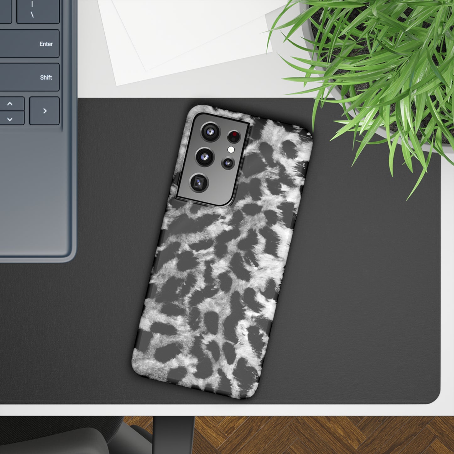 Leopard Fur Print Samsung Slim Cases