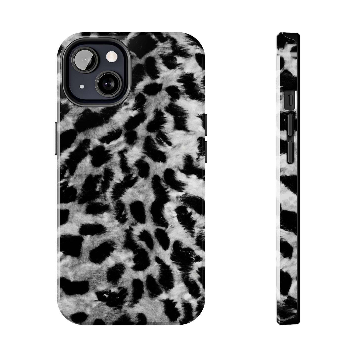 Leopard Fur Print Iphone Tough Phone Case