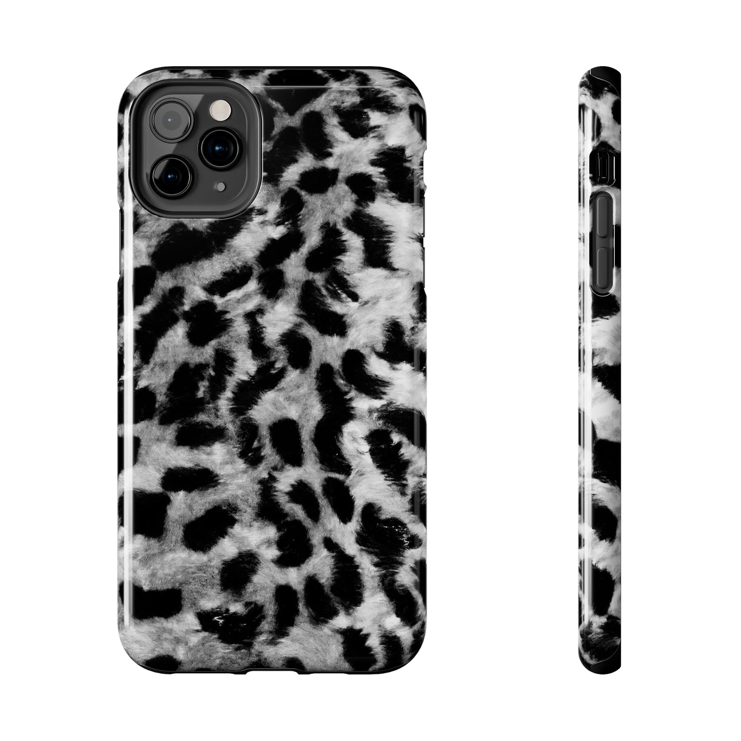 Leopard Fur Print Iphone Tough Phone Case