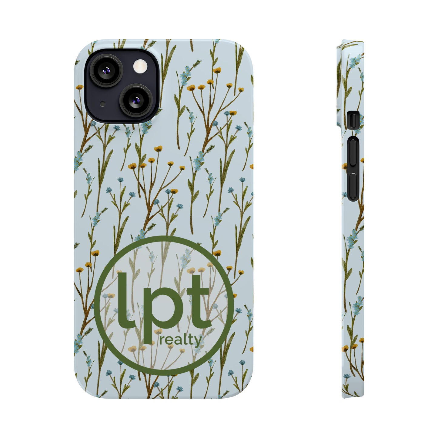 LPT Realty Logo -  Wildflowers Design Iphone 15-12 Slim Phone Case