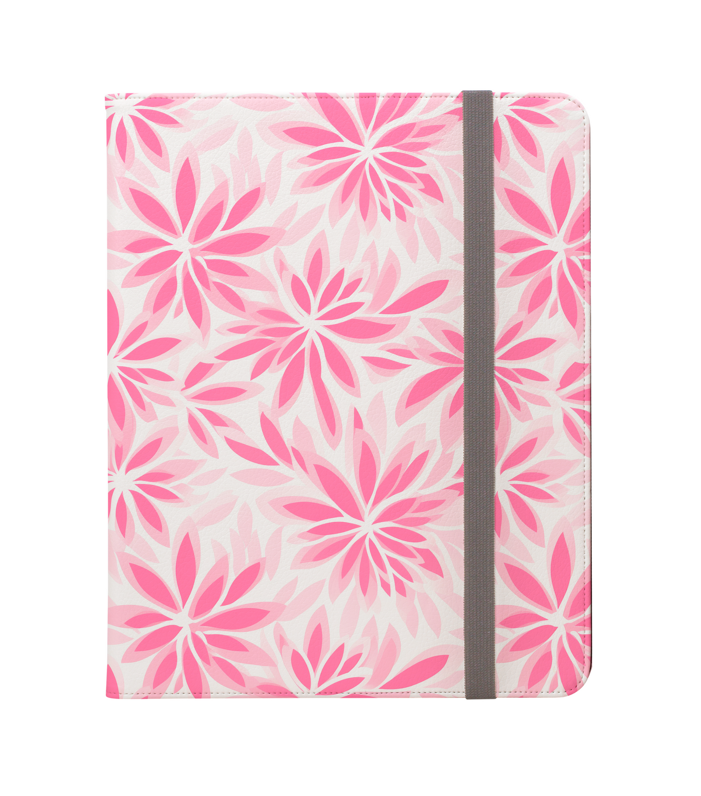 Blush Blooms Soft Pink Floral Pattern Protective iPad Pro 11 & Pro 12.9 Protective Case and Pencil Holder