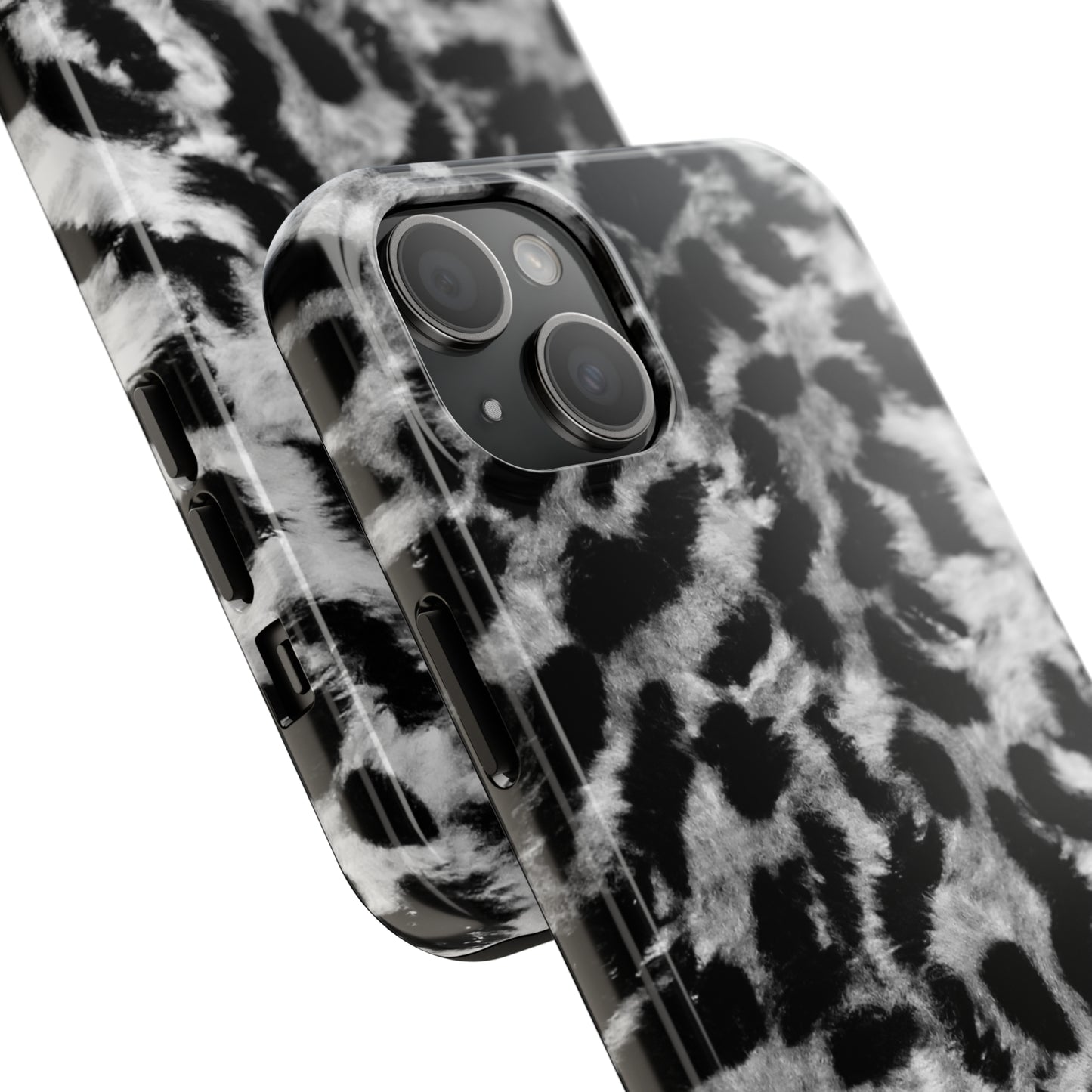 Leopard Fur Print Iphone Tough Phone Case