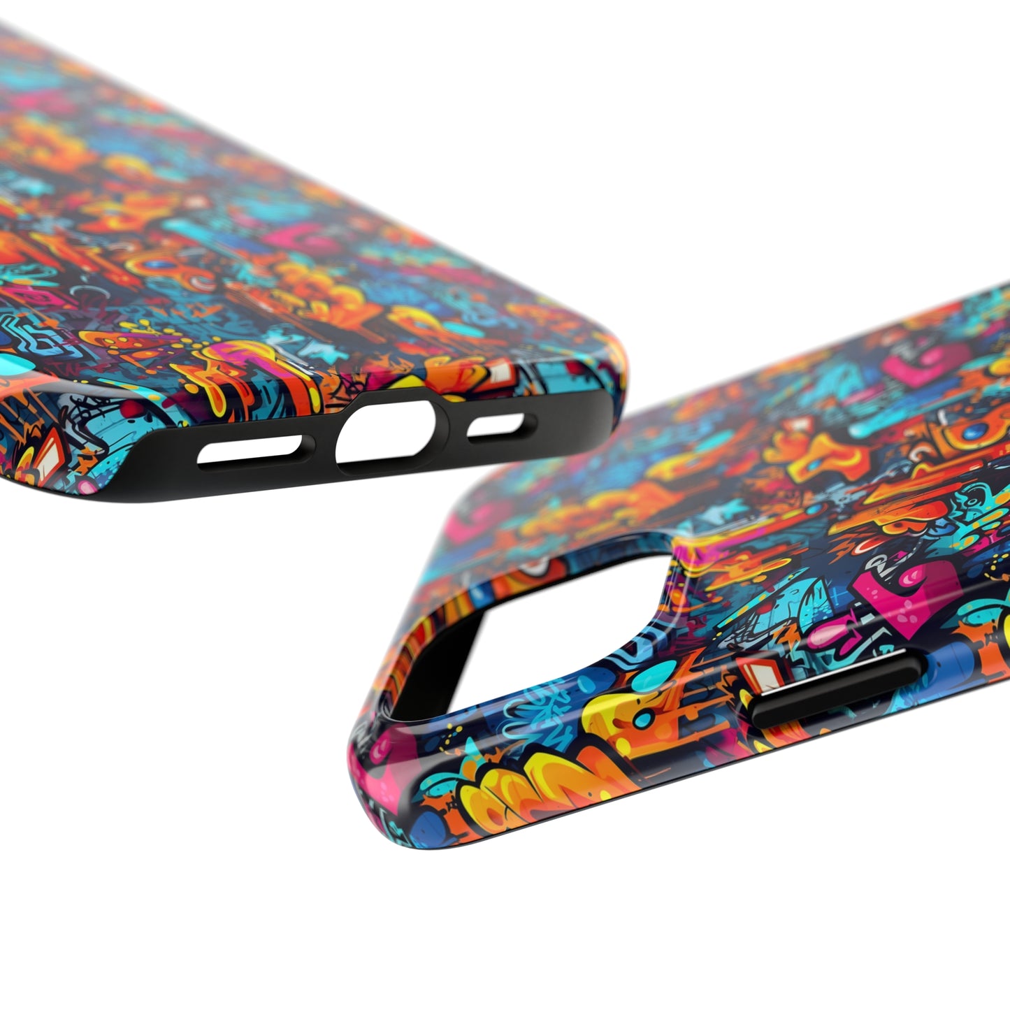 3D Abstract Graffiti Colorful Design Iphone Tough Phone Case