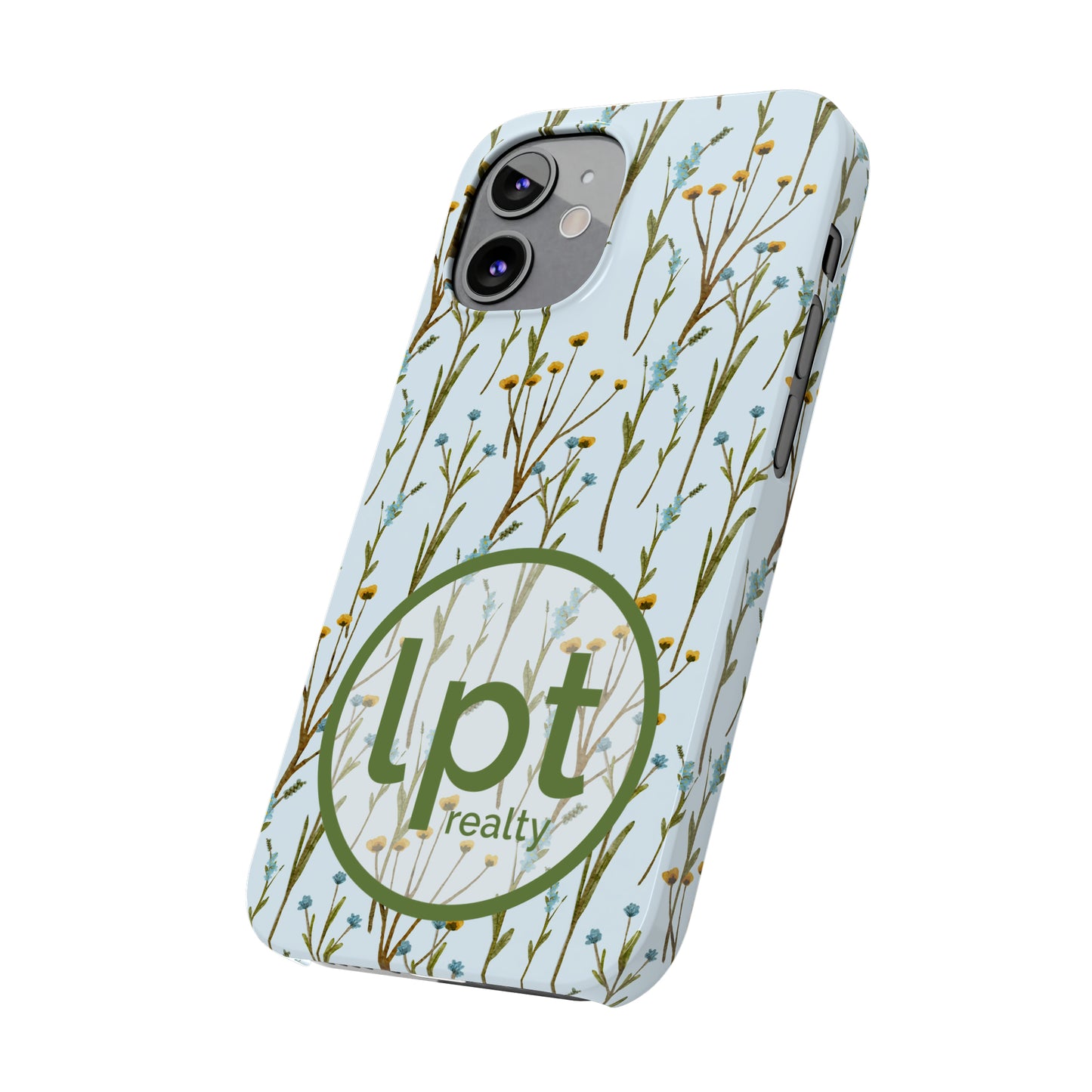 LPT Realty Logo -  Wildflowers Design Iphone 15-12 Slim Phone Case