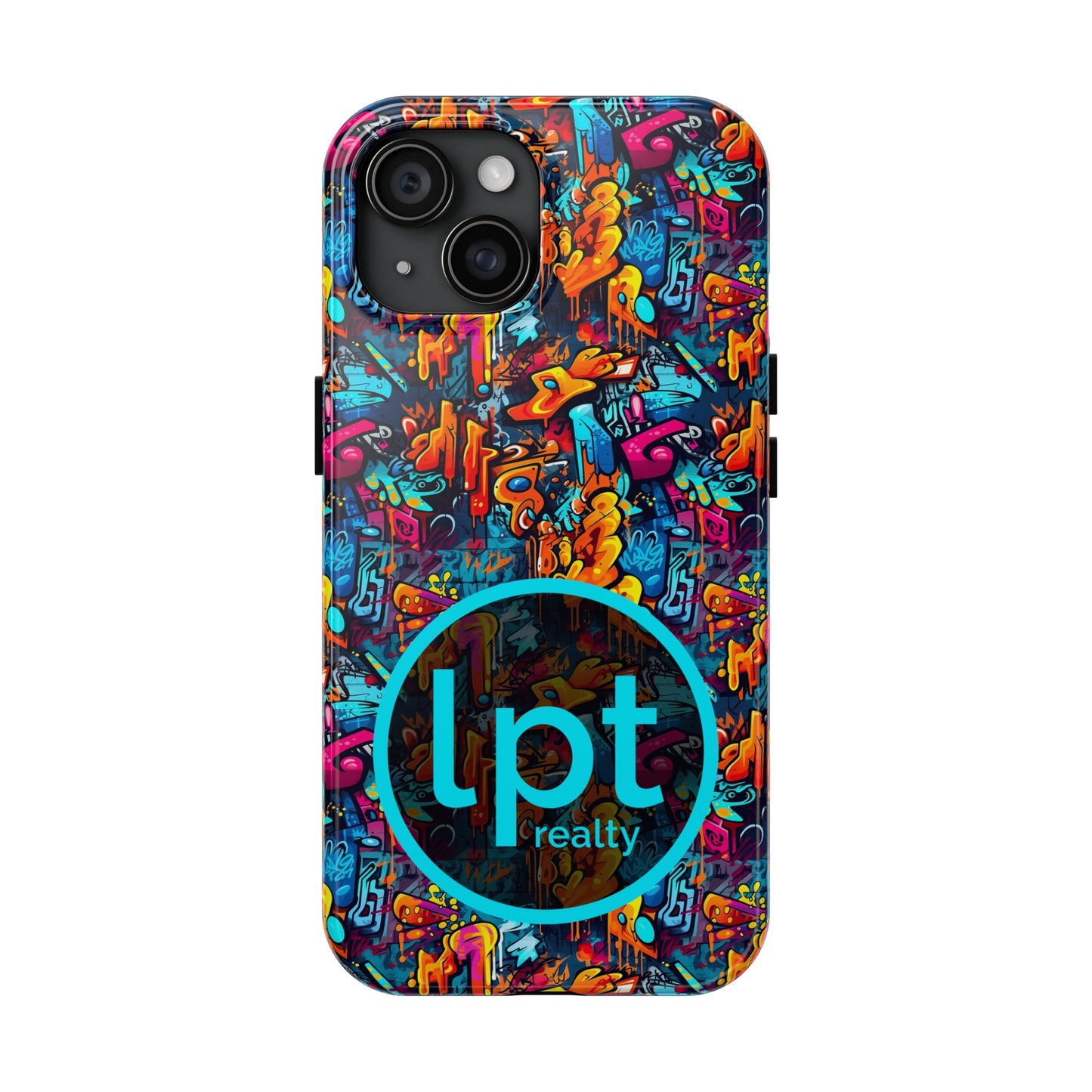 3D Abstract Graffiti Colorful Design Iphone Tough Phone Case