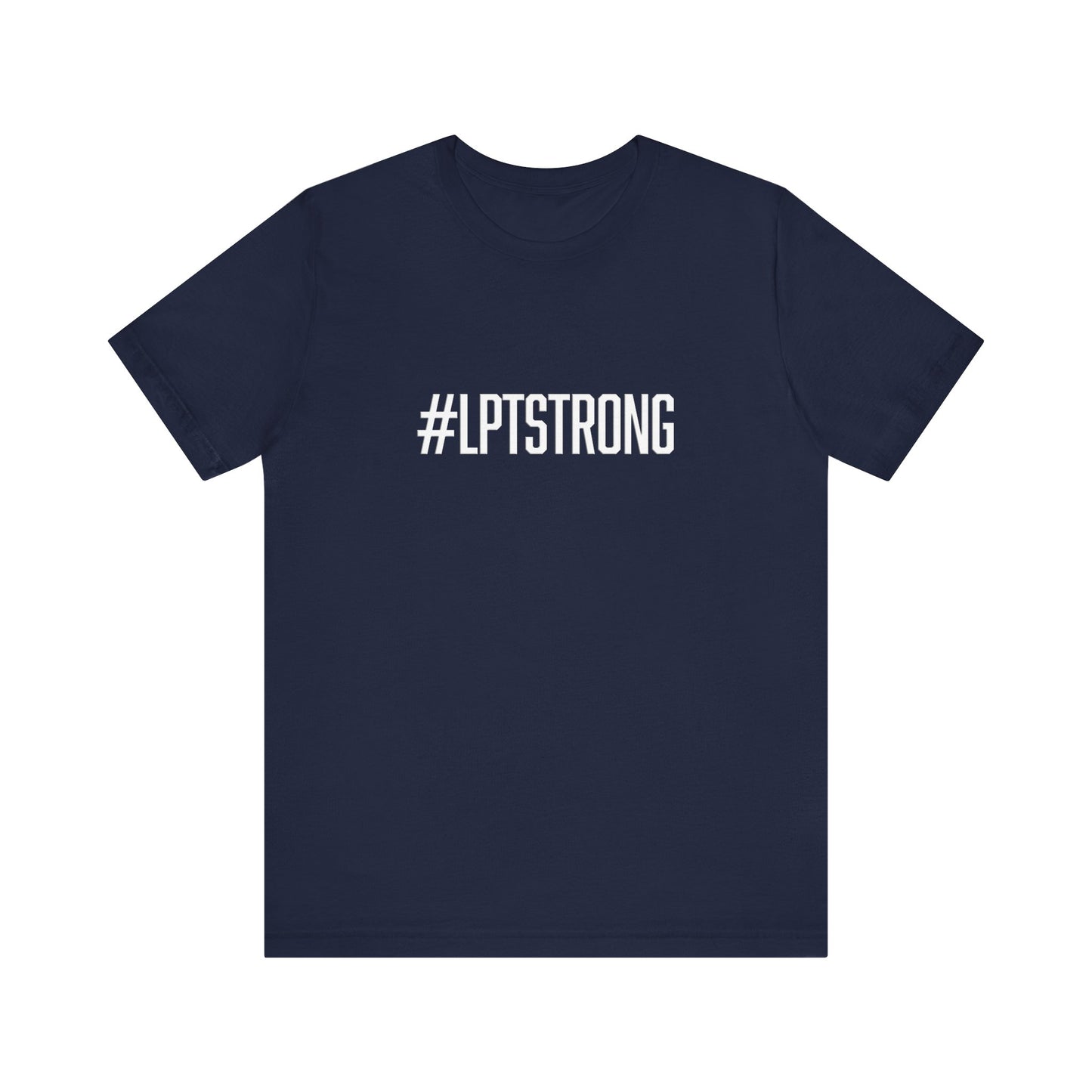 #LPTSTRONG in Blue Wave Pattern- Short Sleeve T-Shirt XS-5XL - 13 Colors