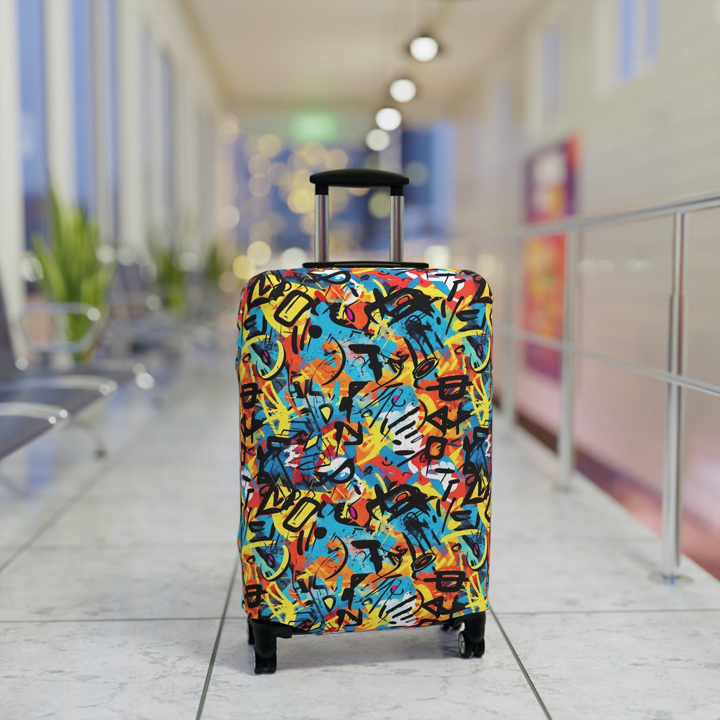 Abstract Colorful Street Art Graffiti Design  - Luggage Protector and Cover 3 Sizes