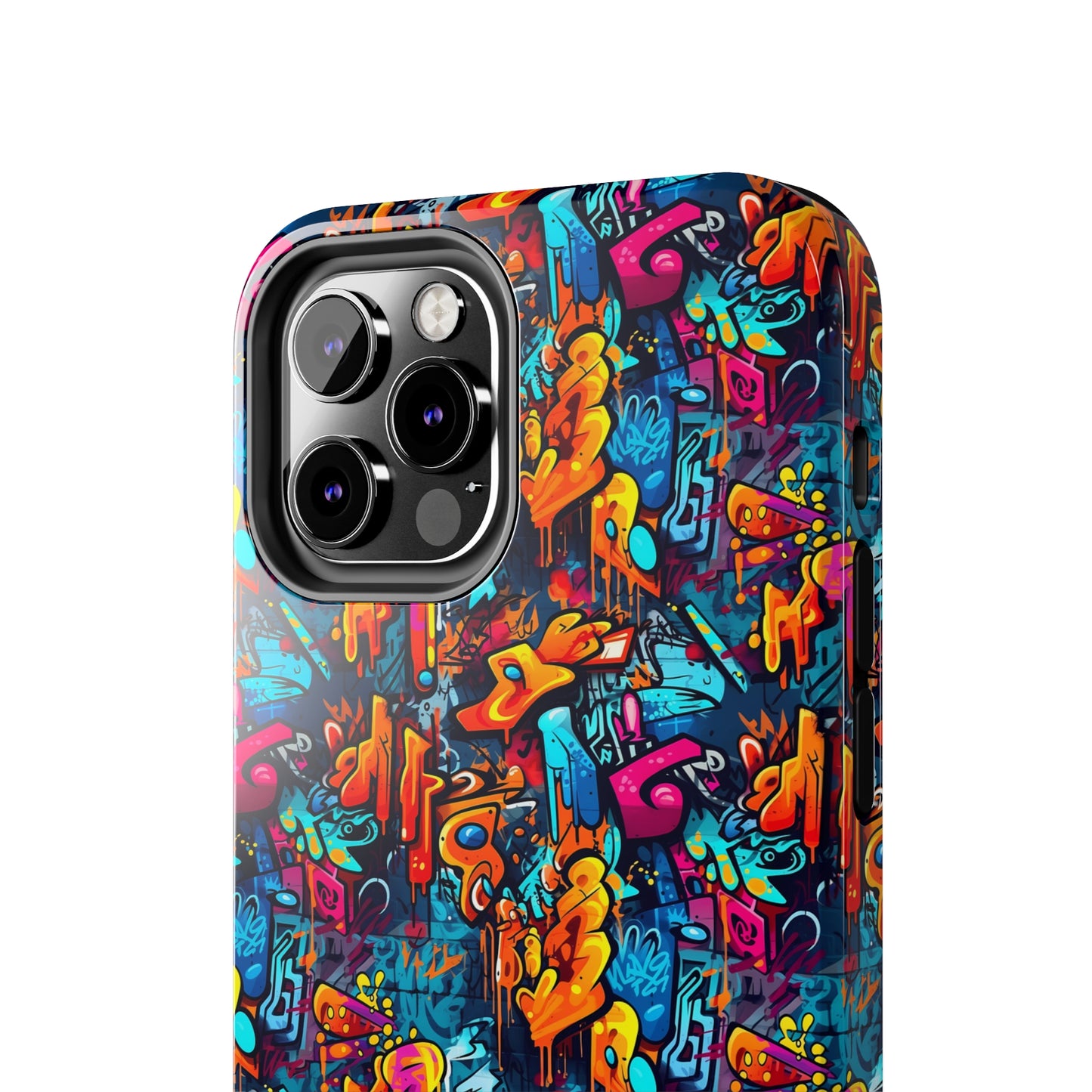 3D Abstract Graffiti Colorful Design Iphone Tough Phone Case