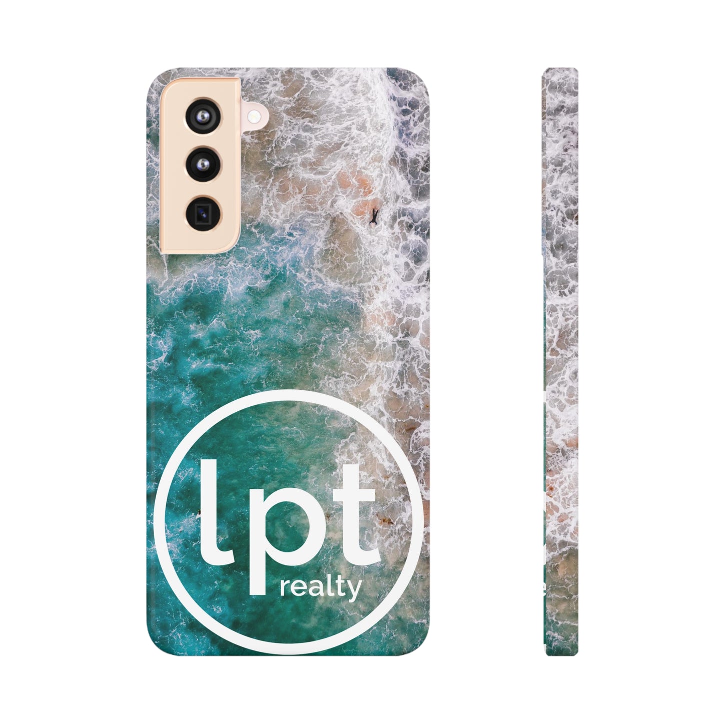 LPT Realty Logo -  Coastal Serenity: Beach and Ocean Bliss Samsung Slim Cases