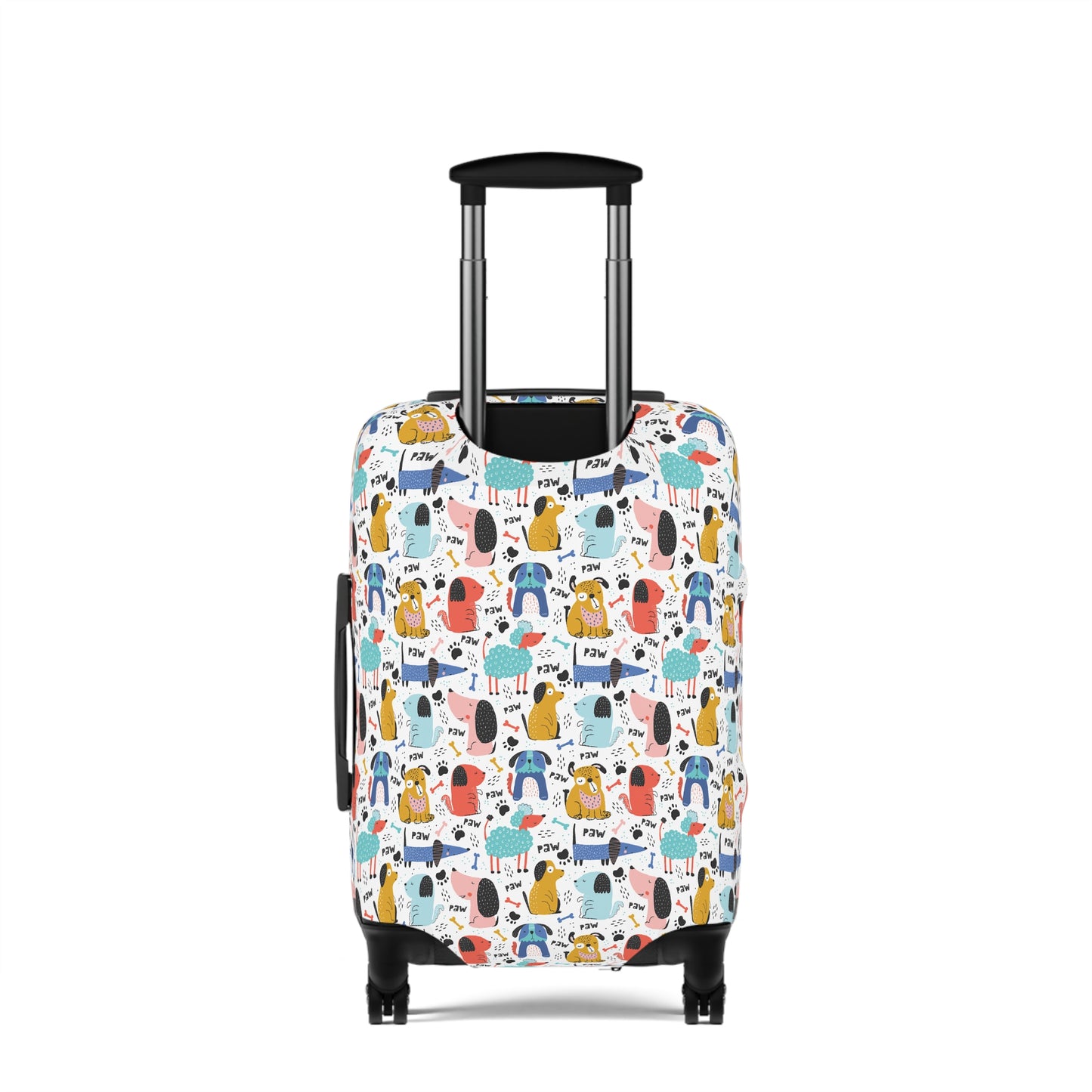 Playful Pups: Colorful Cartoon Dogs  - Luggage Protector and Cover 3 Sizes