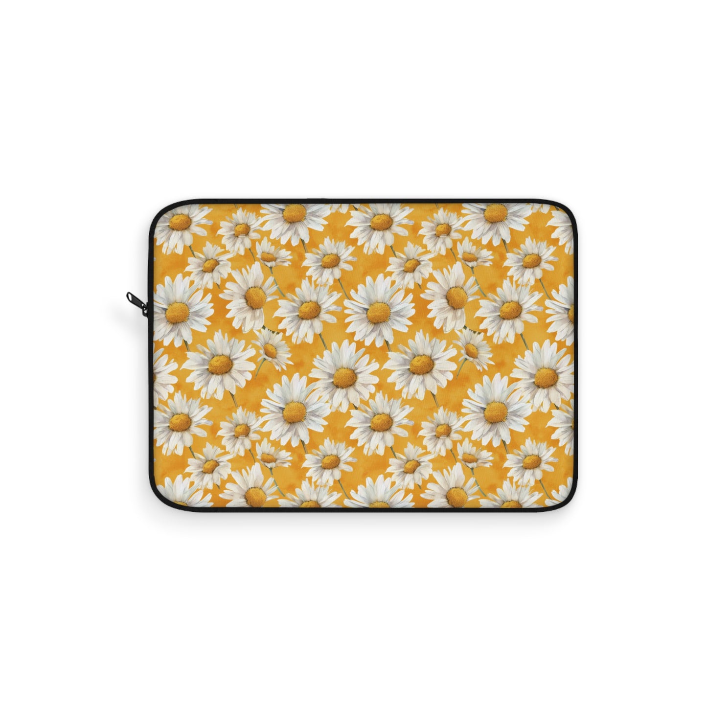 Golden Daisy Field with Vibrant Yellow Floral Design Laptop or Ipad Protective Sleeve 3 Sizes Available