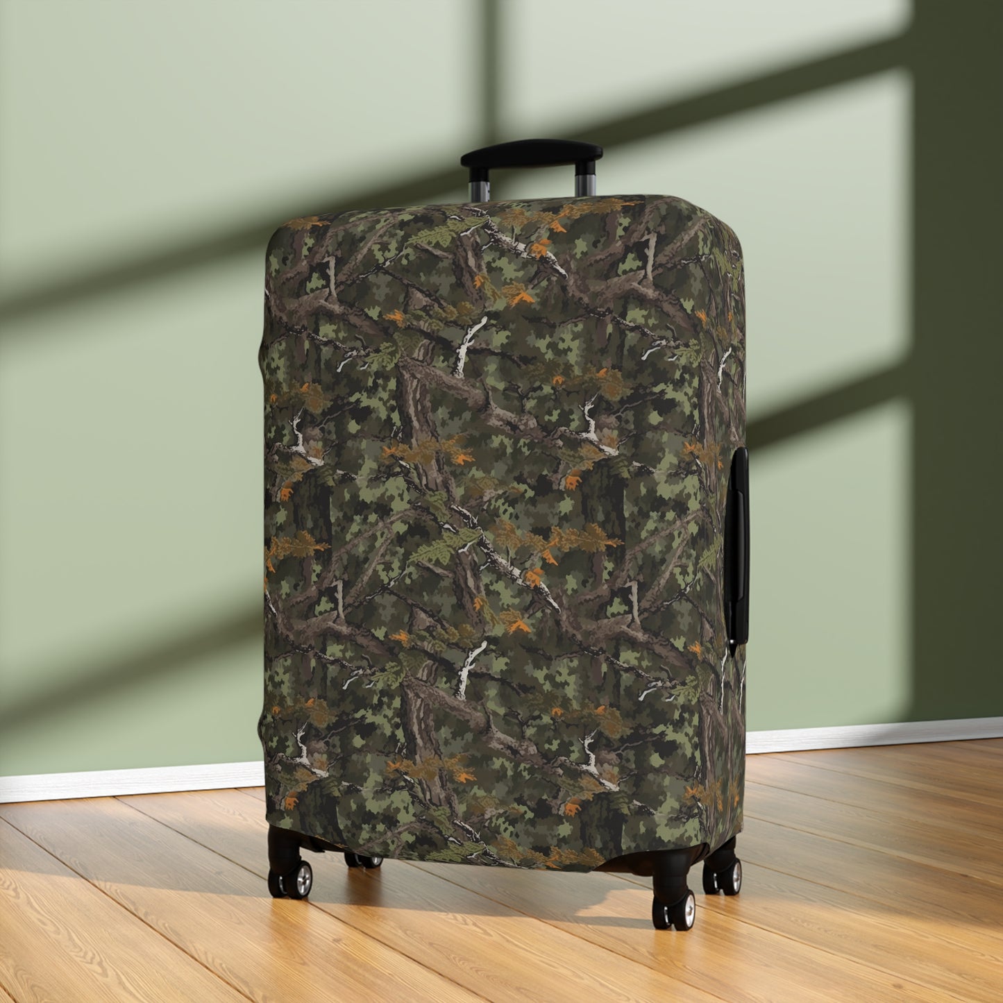 Stealthy Hunter: Hunting Camouflage  - Luggage Protector and Cover 3 Sizes