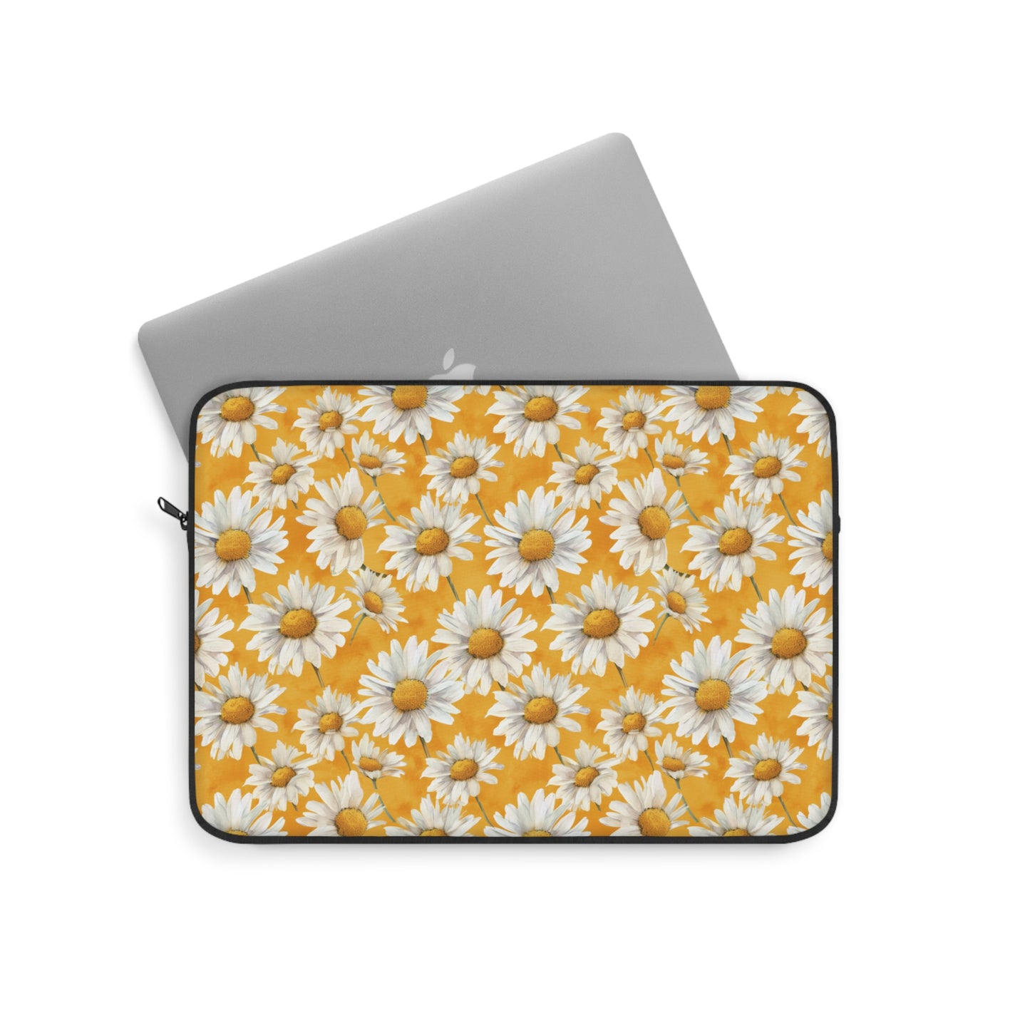 Golden Daisy Field with Vibrant Yellow Floral Design Laptop or Ipad Protective Sleeve 3 Sizes Available