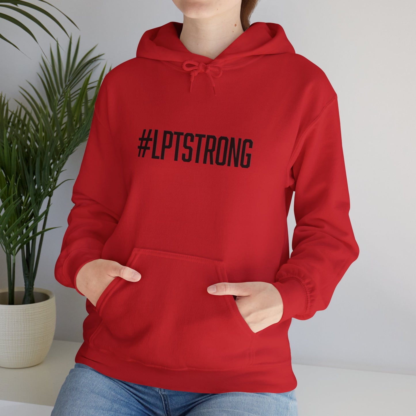 #LPTSTRONG Black Lettering - Hooded Sweatshirt S-5XL