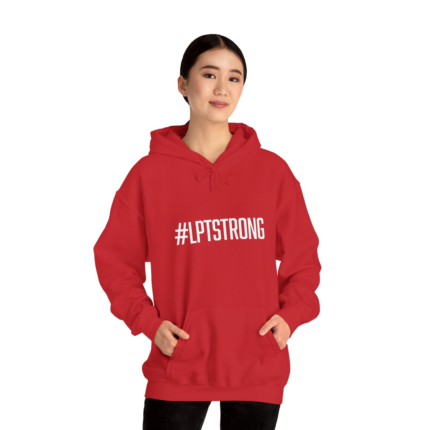 #LPTSTRONG White Lettering - Unisex Hooded Sweatshirt S-5XL - 9 Colors