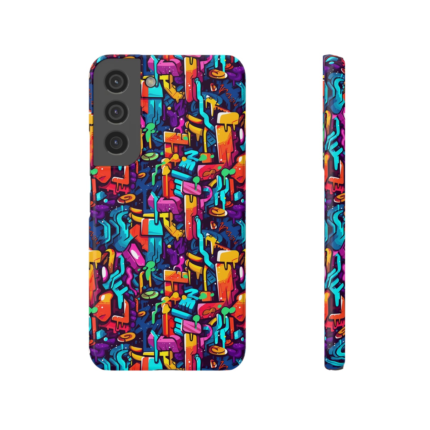 3D Abstract Colorful Street Graffiti Art Design Samsung Slim Cases