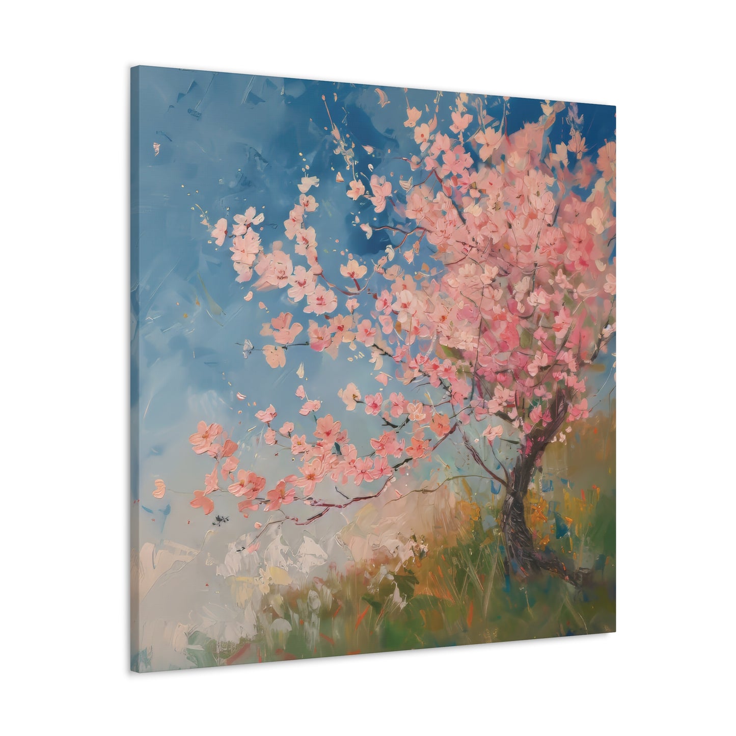 Cherry Blossom Mornings Print on Canvas Gallery Wraps  - 5 Sizes