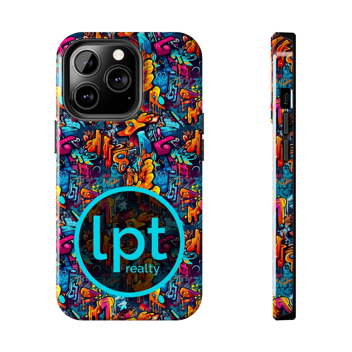 3D Abstract Graffiti Colorful Design Iphone Tough Phone Case