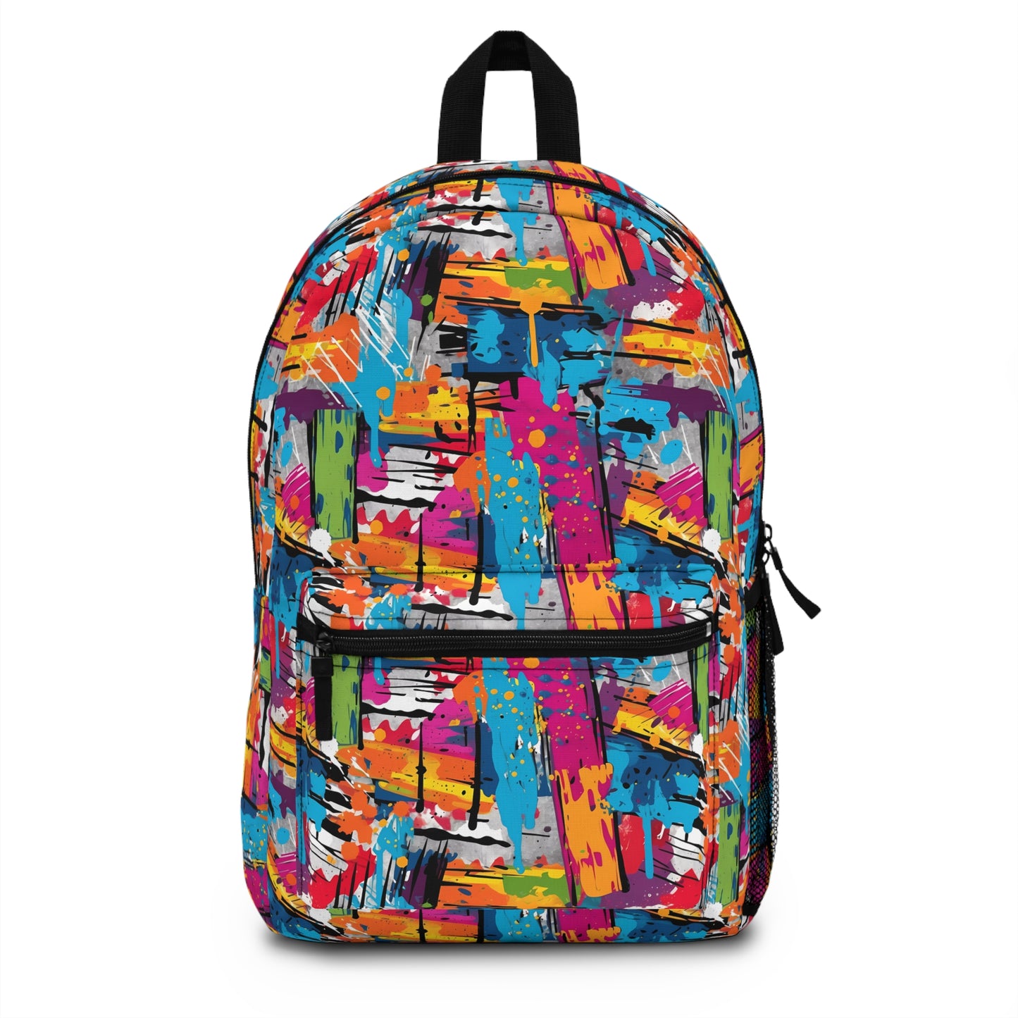 Grunge Painted Abstract Art Lightweight Backpack