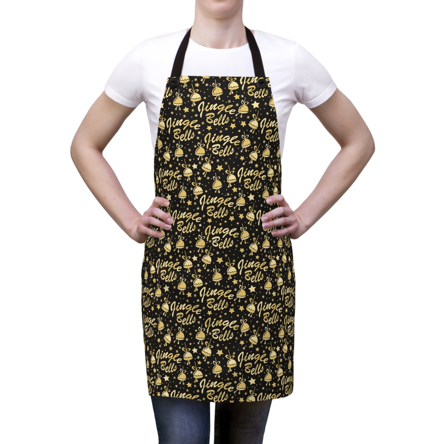 Christmas Jingle Bells Design - Kitchen Chef Apron