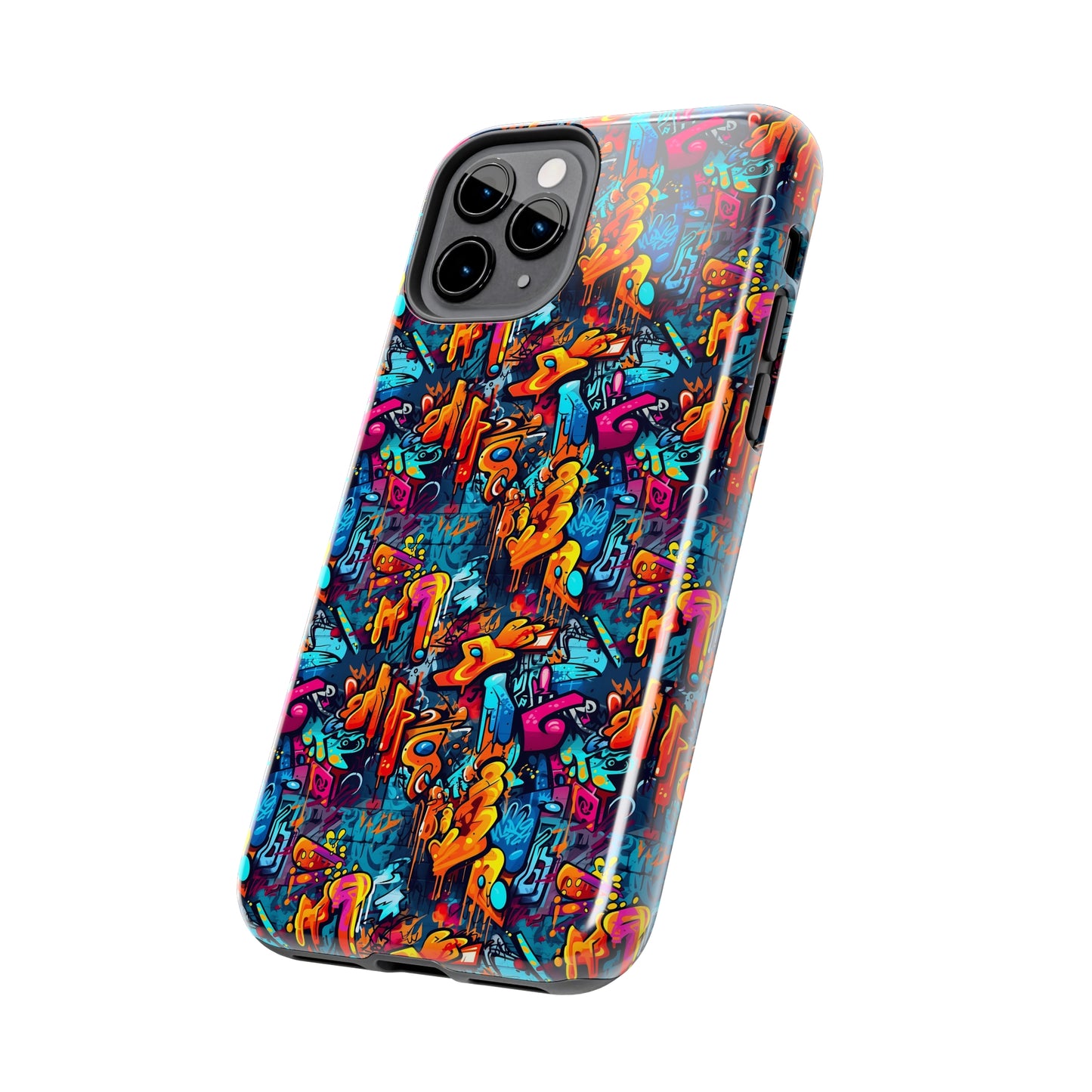 3D Abstract Graffiti Colorful Design Iphone Tough Phone Case