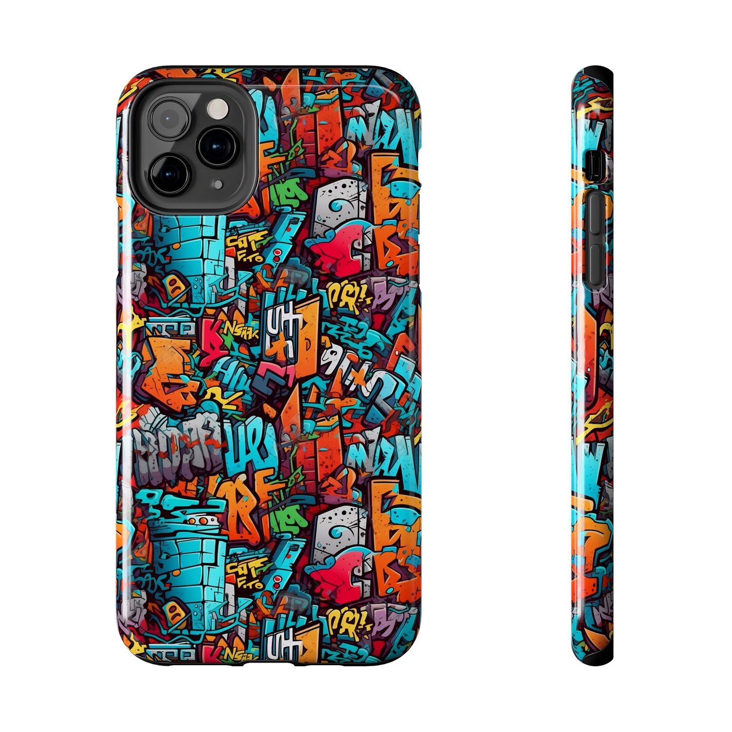 3D Street Grunge Art Graffiti Style Design Iphone Tough Phone Case