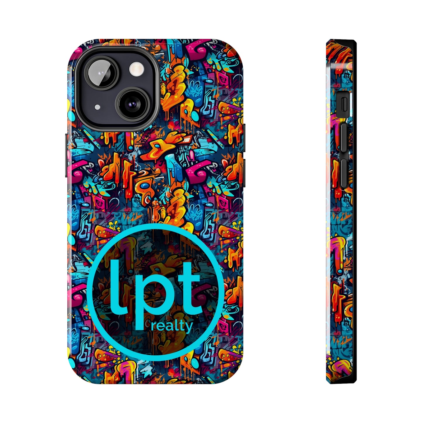 3D Abstract Graffiti Colorful Design Iphone Tough Phone Case