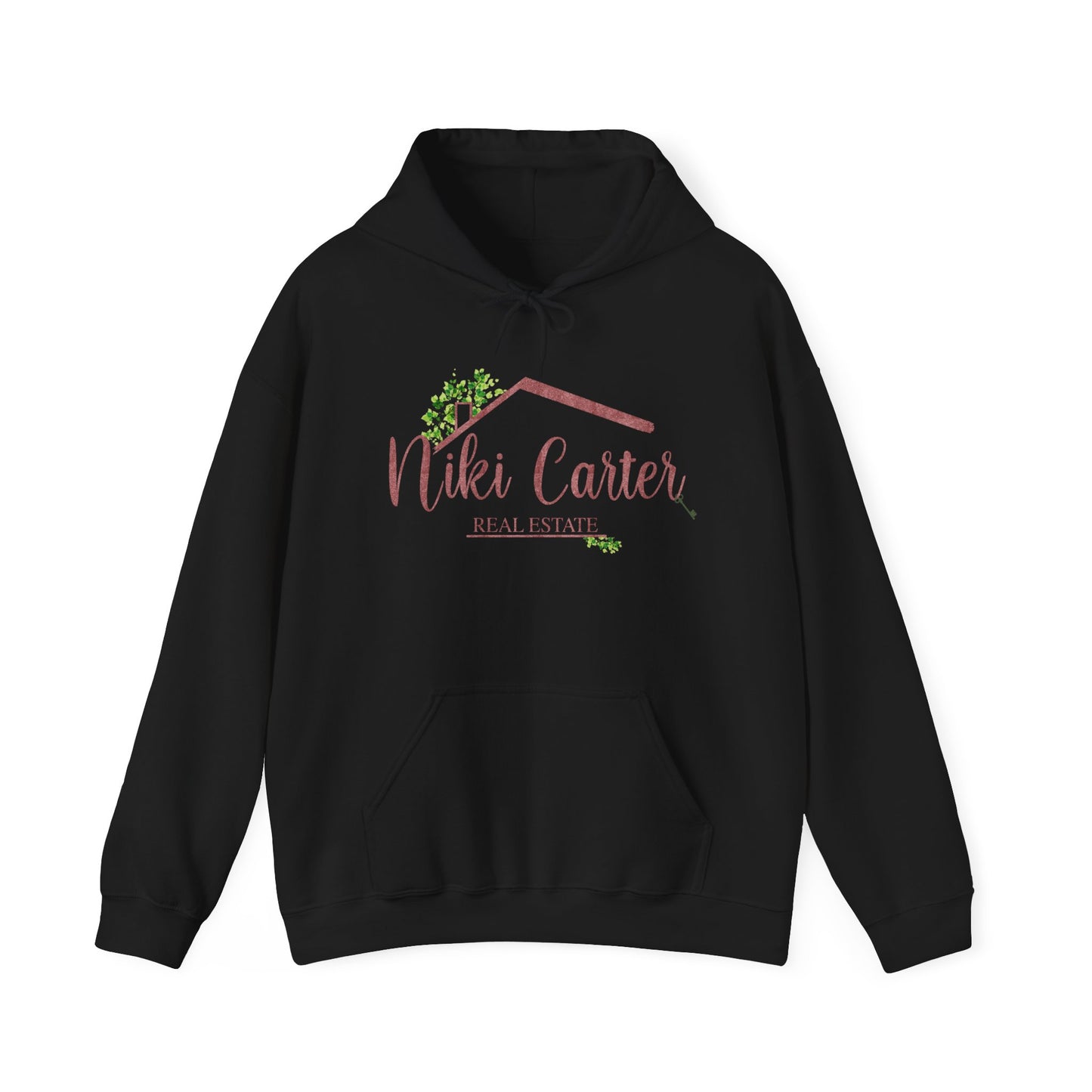 Niki Carter Blush Sparkle Logo -  Hooded Sweatshirt S - 5XL