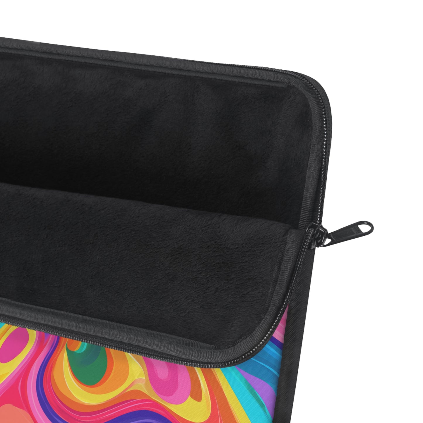 Color Rainbow Fusion Swirl Laptop or Ipad Protective Sleeve 3 Sizes Available