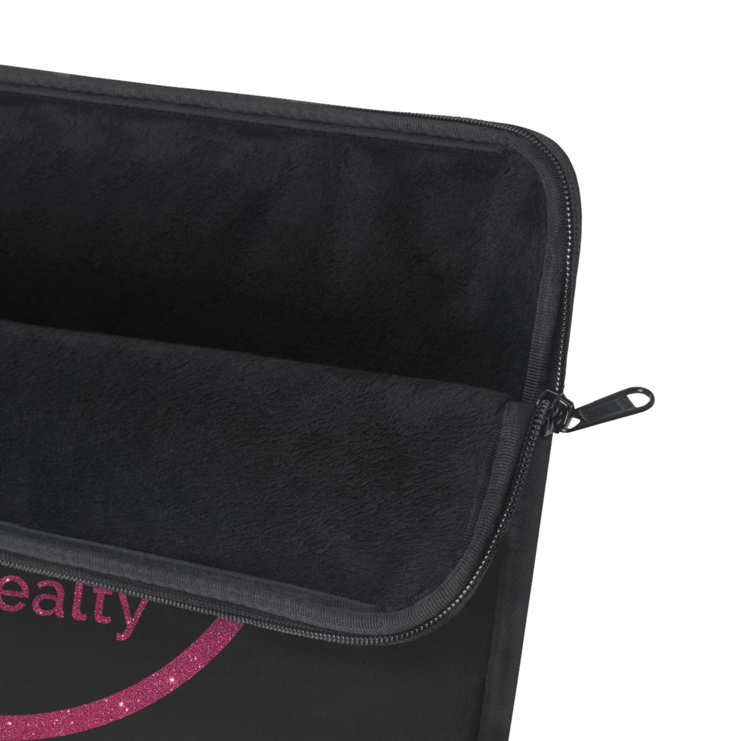 LPT Realty Logo in Pink Sparkle Laptop or Ipad Protective Sleeve 3 Sizes