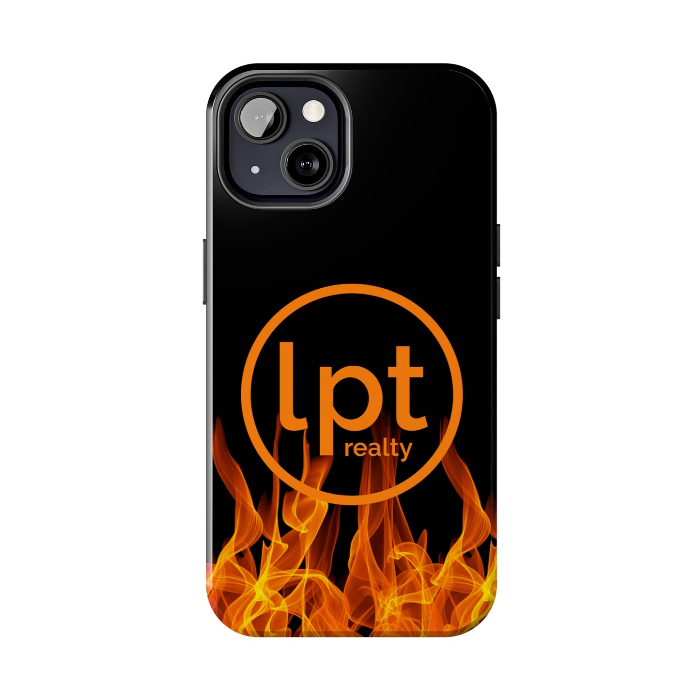 LPT Realty Logo -  Flames of Fire Iphone Tough Phone Case