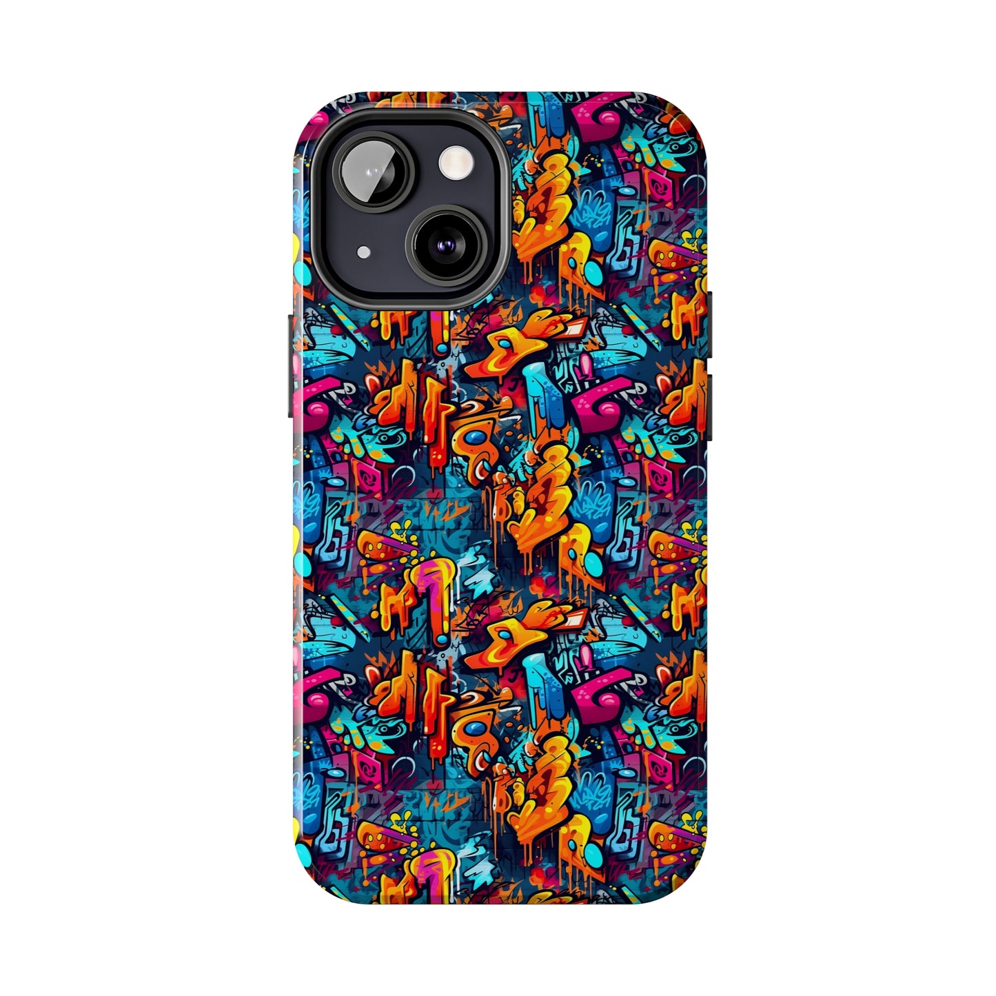 3D Abstract Graffiti Colorful Design Iphone Tough Phone Case