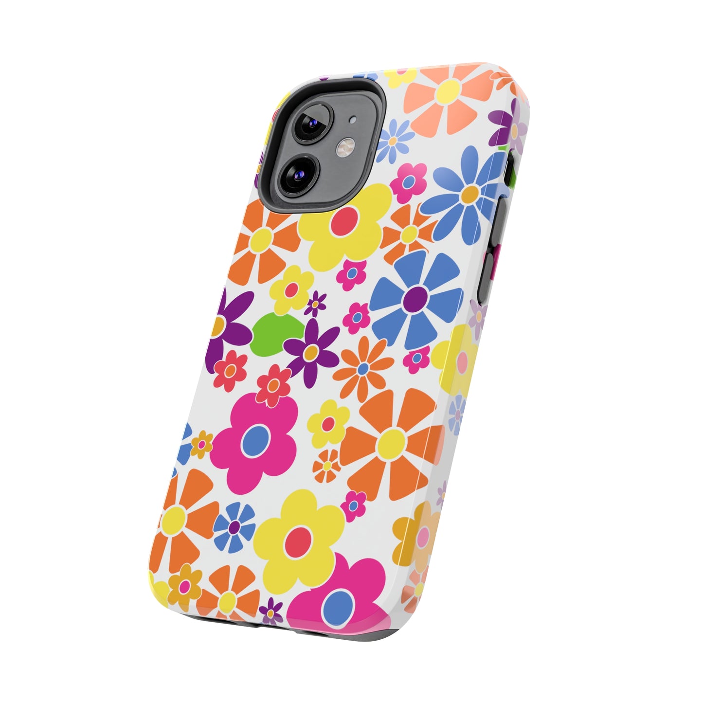 Flower Power Design Iphone Tough Phone Case