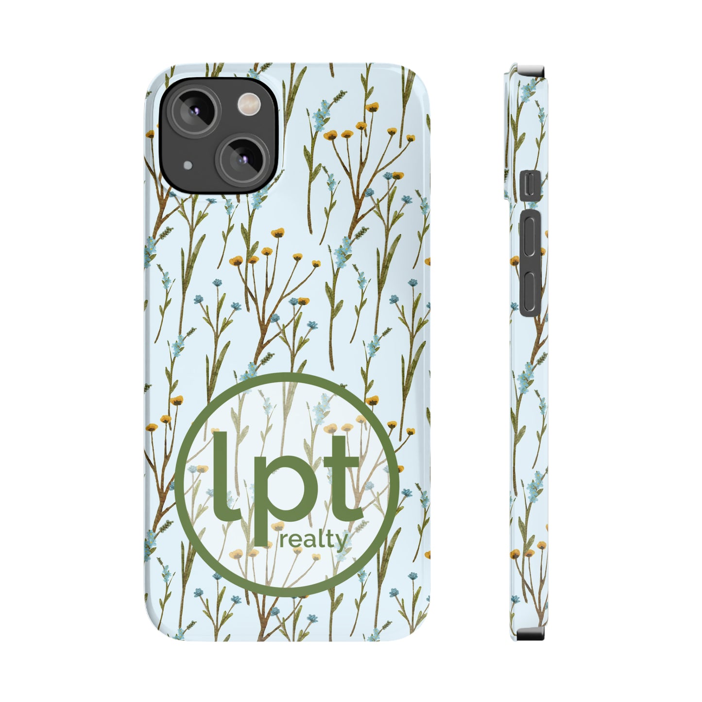 LPT Realty Logo -  Wildflowers Design Iphone 15-12 Slim Phone Case