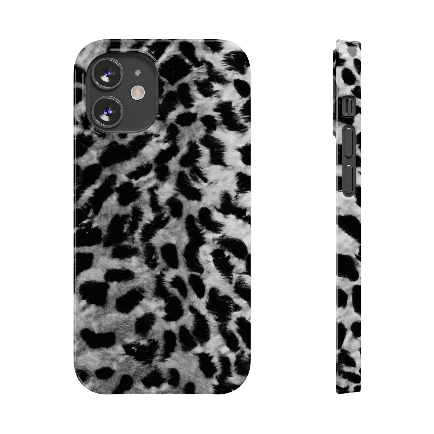 Leopard Fur Print Iphone 15-12 Slim Phone Case