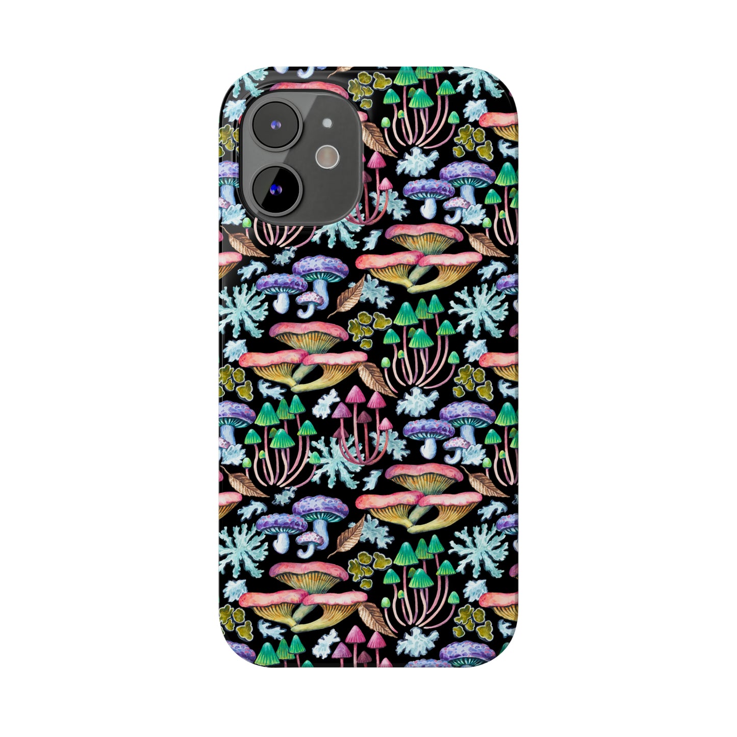 Mushroom Garden Design Iphone 15-12 Slim Phone Case