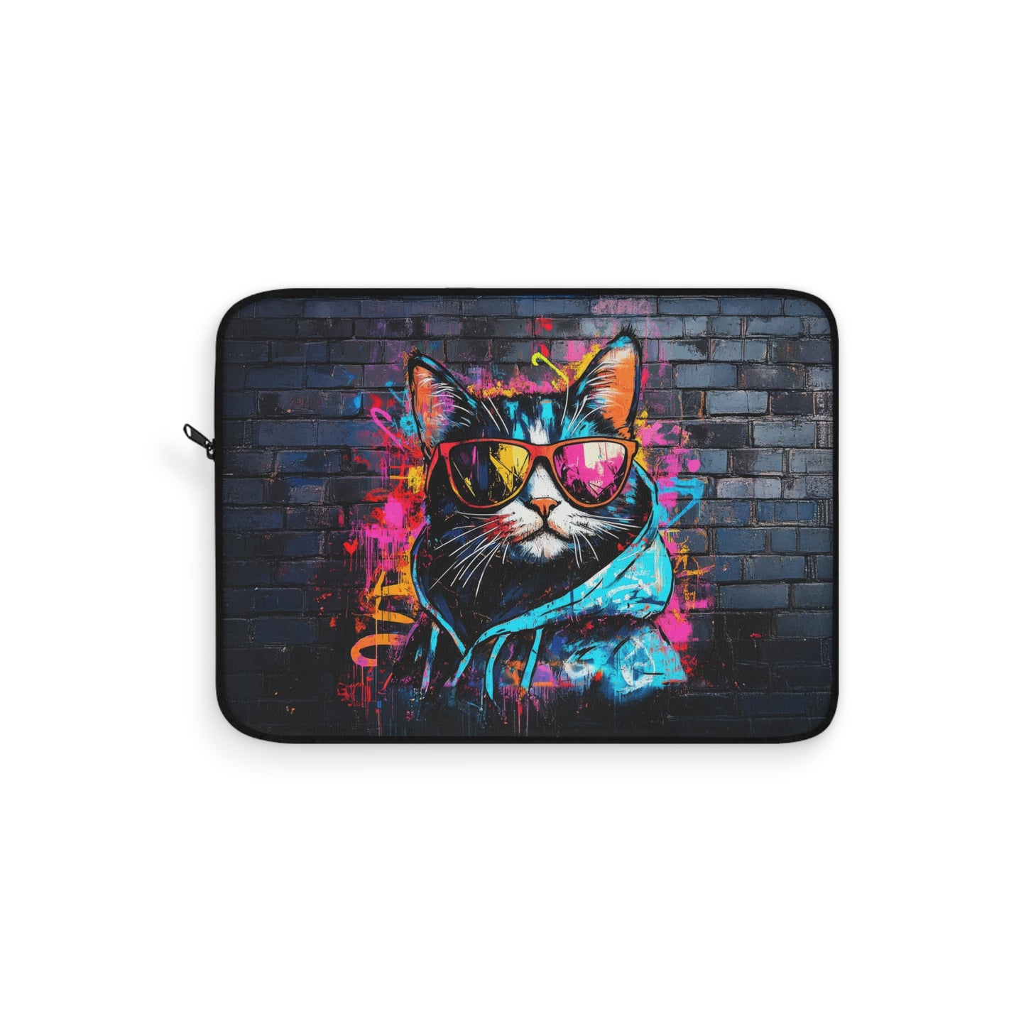 Urban Cool Cat Laptop or Ipad Protective Sleeve 3 Sizes Available