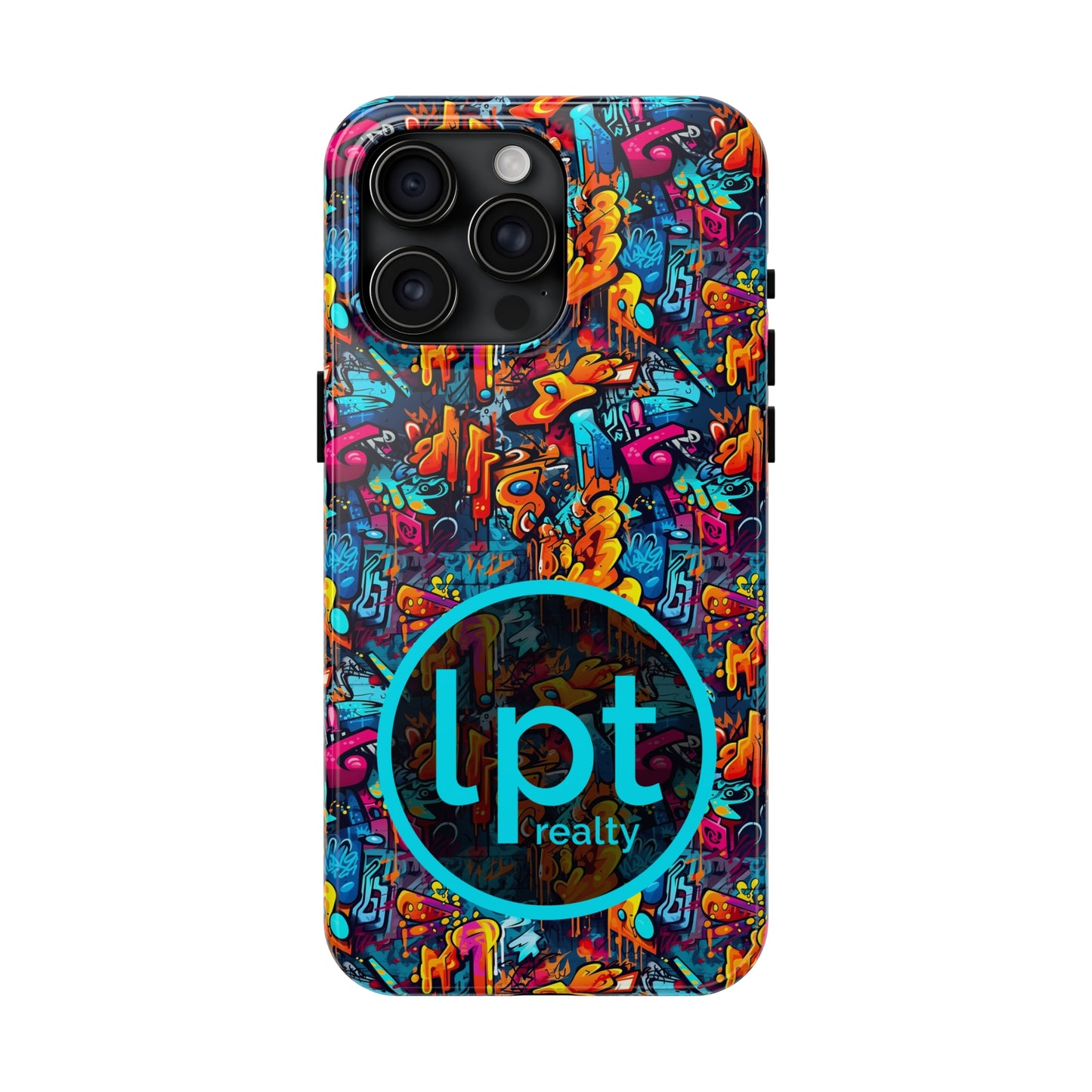 3D Abstract Graffiti Colorful Design Iphone Tough Phone Case