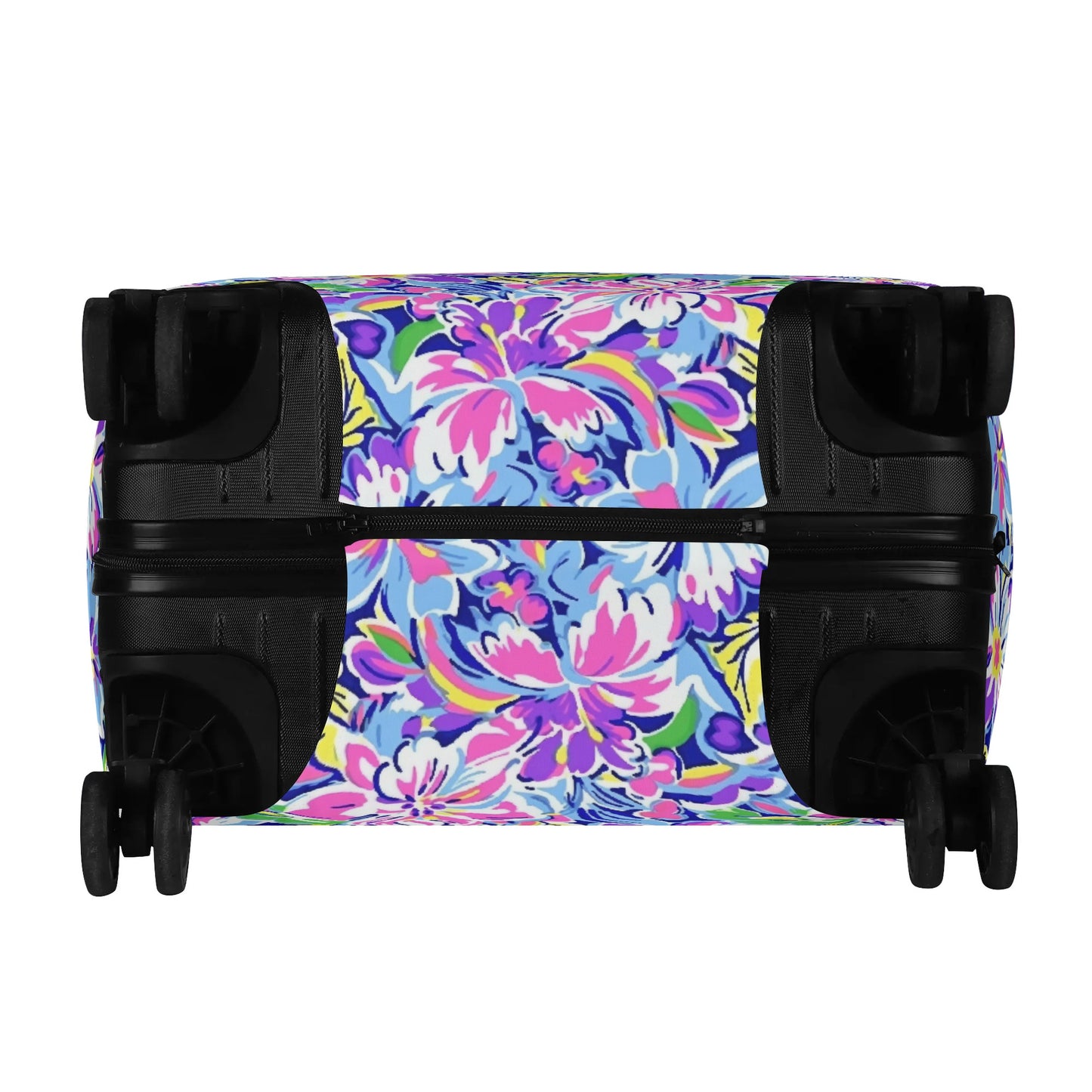 Tropical Burst: Vibrant Summer Flowers in Full Bloom Luggage Protector and Cover 4 Sizes