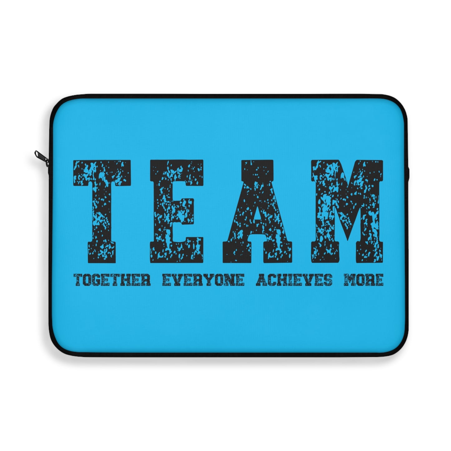 TEAM Together Everyone Achieves More Blue & Black Laptop or Ipad Protective Sleeve 3 Sizes