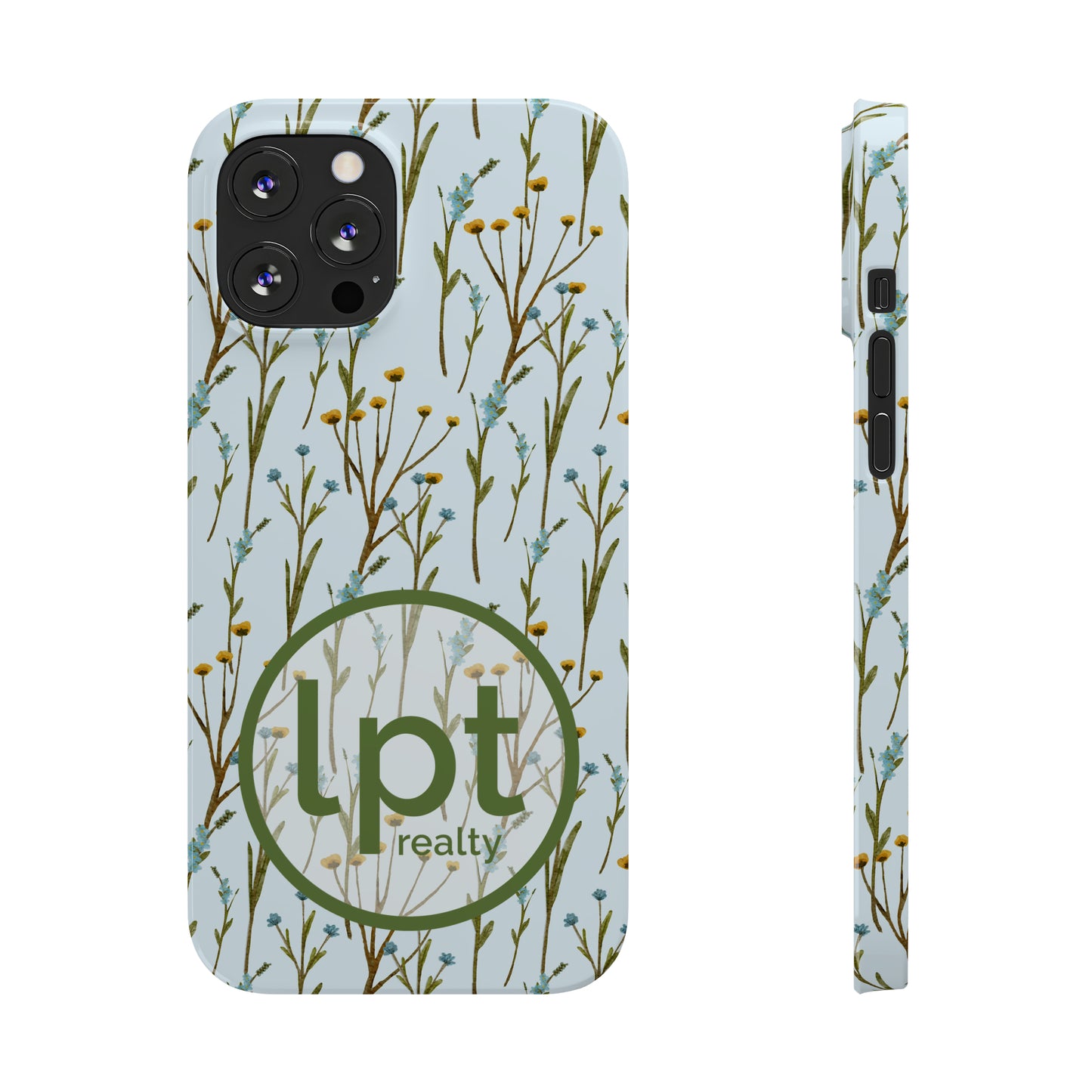 LPT Realty Logo -  Wildflowers Design Iphone 15-12 Slim Phone Case