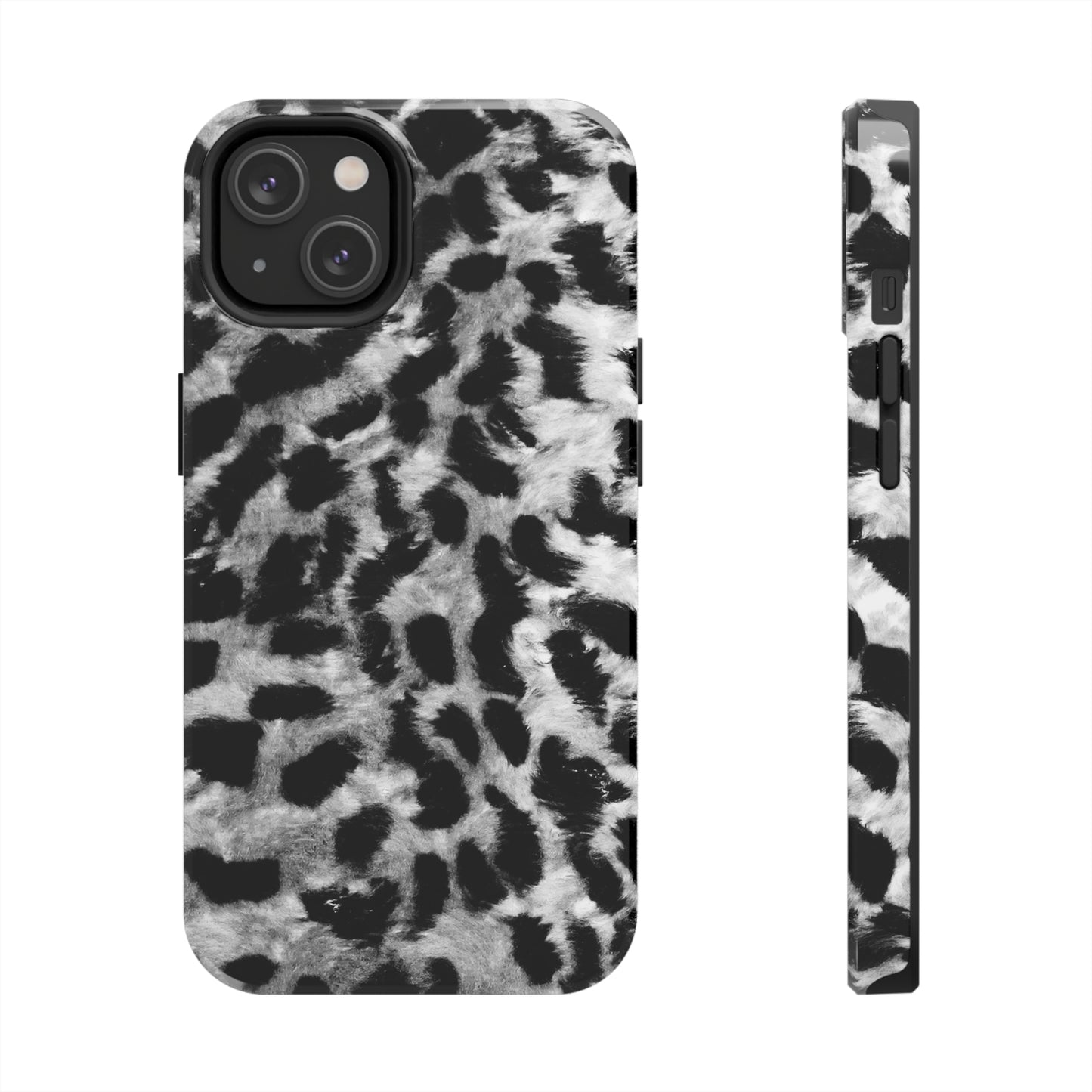 Leopard Fur Print Iphone Tough Phone Case