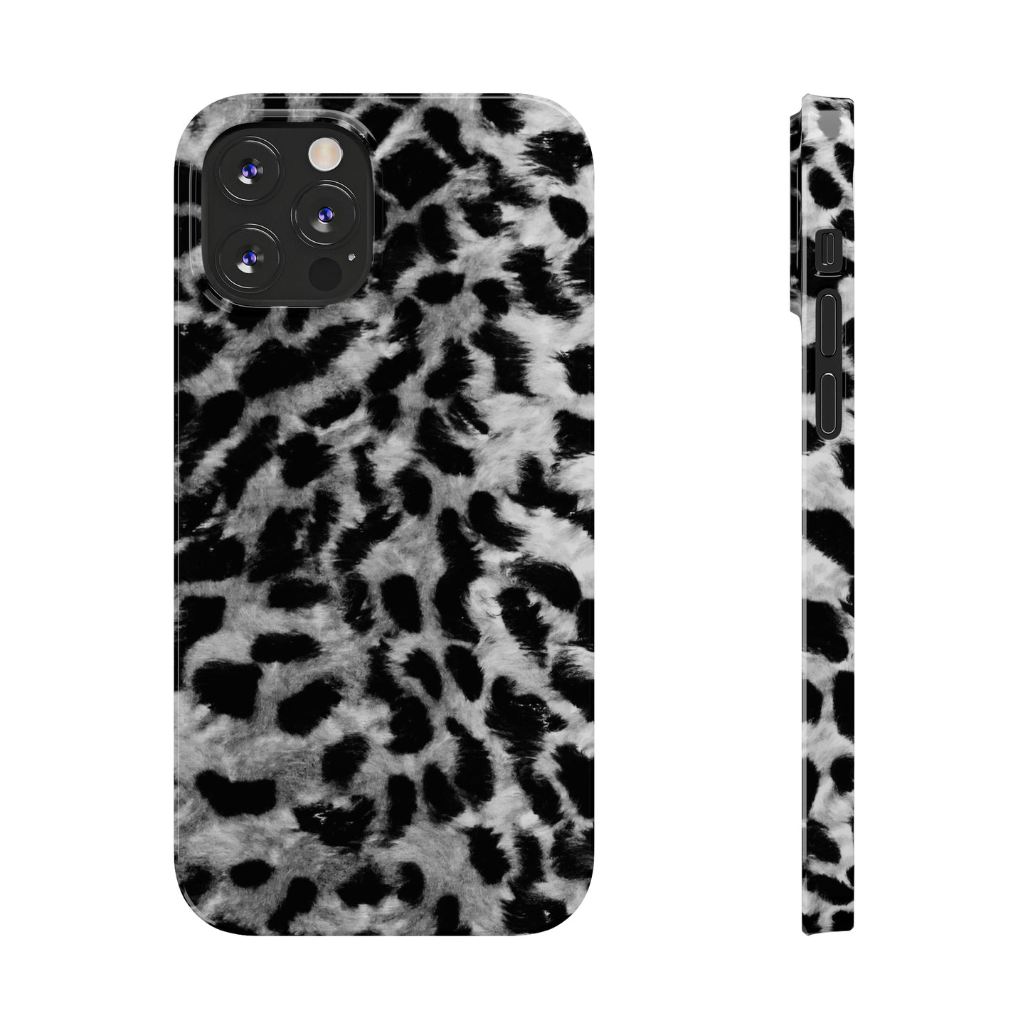 Leopard Fur Print Iphone 15-12 Slim Phone Case