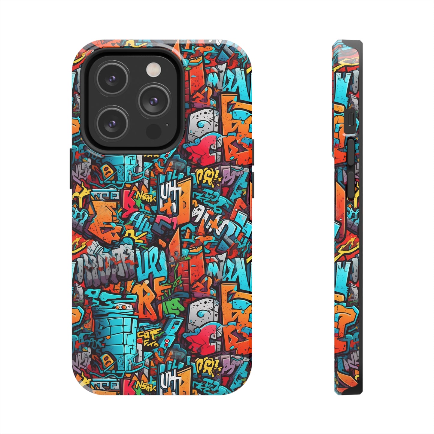 3D Street Grunge Art Graffiti Style Design Iphone Tough Phone Case